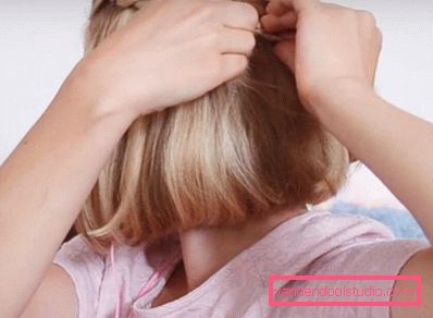 laka frizura za sebe za 5 minuta do škole za kratku kosu