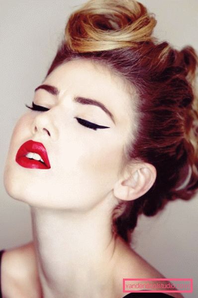 Pin-up frizure za dugu kosu