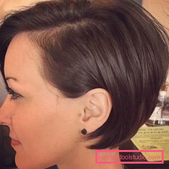 pixie haircut photos of brunette
