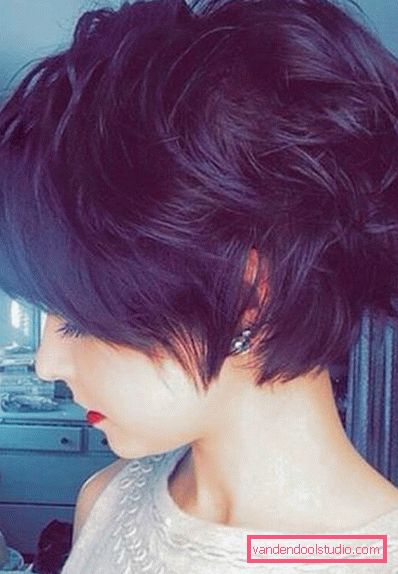 pixie haircut photos of brunette