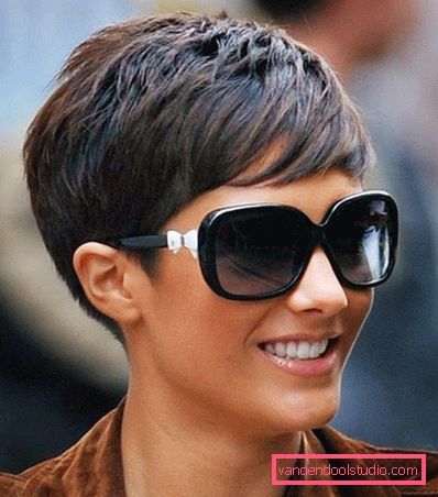 pixie frizura za okruglo lice