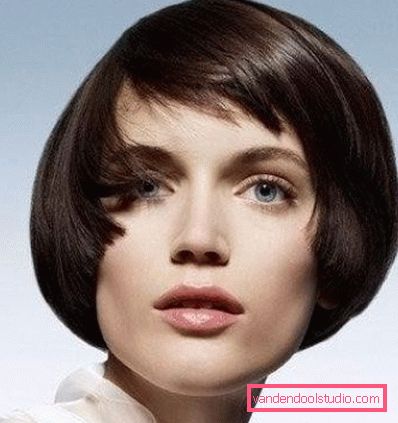 haircut sesson with bangs photo