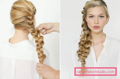 Izrada večernjih frizura vlastitim rukama - top 8 styling za večer