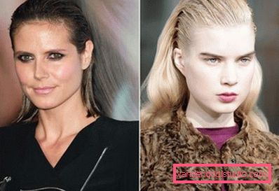 Heidi Klum i plavi model