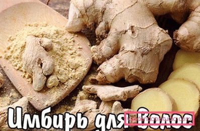Kosa od đumbira - prednosti i primjena. Maske za kosu đumbira