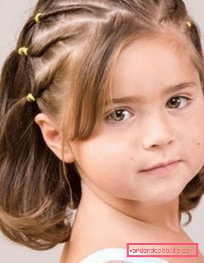 frizure s elastičnim trakama za djevojčice Kako napraviti frizure s elastičnim trakama za djevojčice - korak po korak fotografije frizura
