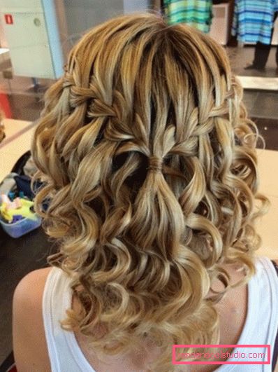 Hairstyle waterfall Kako napraviti frizuru vodopada - korak po korak upute za tkanje pletenice