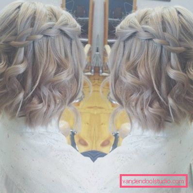 Hairstyle waterfall Kako napraviti frizuru vodopada - korak po korak upute za tkanje pletenice
