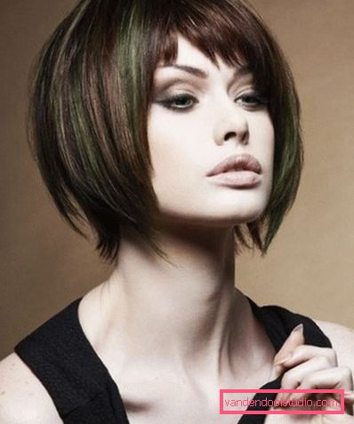 Frizure za tanku kosu srednje duljine - kvadratne Bob i bob - najbolje frizure za tanku kosu srednje dužine