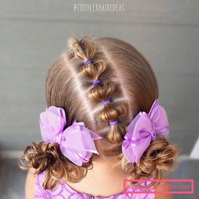Pigtail za djevojčice - jednostavne dječje frizure