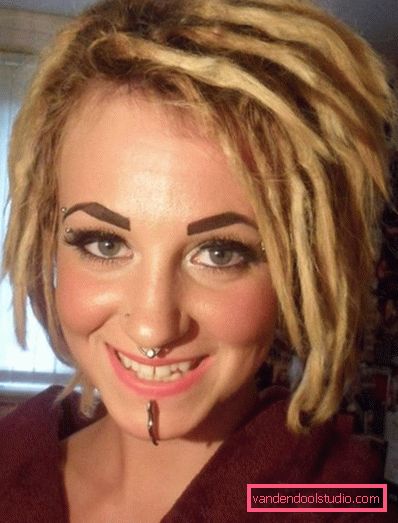 hairstyle dreadlocks Kreativna frizura sa dredovima za žene i muškarce - kako se radi i brinuti