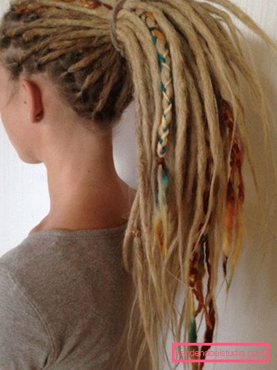 hairstyle dreadlocks Kreativna frizura sa dredovima za žene i muškarce - kako se radi i brinuti