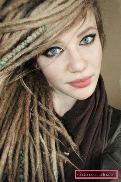 hairstyle dreadlocks Kreativna frizura sa dredovima za žene i muškarce - kako se radi i brinuti