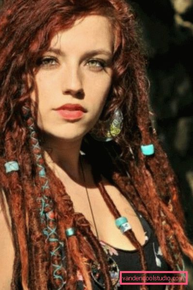 hairstyle dreadlocks Kreativna frizura sa dredovima za žene i muškarce - kako se radi i brinuti