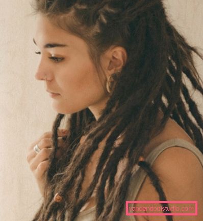 hairstyle dreadlocks Kreativna frizura sa dredovima za žene i muškarce - kako se radi i brinuti