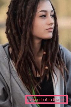 hairstyle dreadlocks Kreativna frizura sa dredovima za žene i muškarce - kako se radi i brinuti