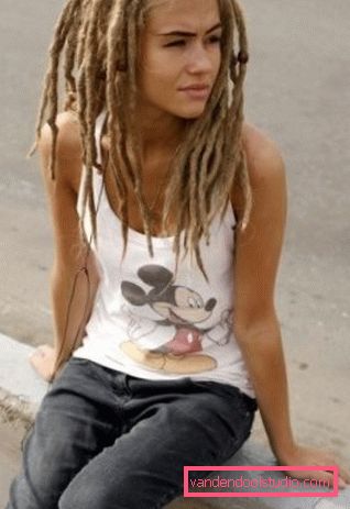 hairstyle dreadlocks Kreativna frizura sa dredovima za žene i muškarce - kako se radi i brinuti