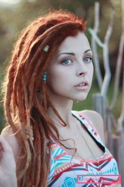hairstyle dreadlocks Kreativna frizura sa dredovima za žene i muškarce - kako se radi i brinuti