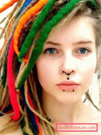 hairstyle dreadlocks Kreativna frizura sa dredovima za žene i muškarce - kako se radi i brinuti