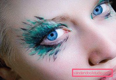 neobičan Halloween makeup za oči neobičan Halloween makeup za oči