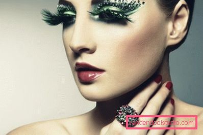 luksuzni make-up sa kristalima