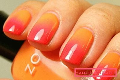 narandžasta crvena nail art narandžasta crvena nail art