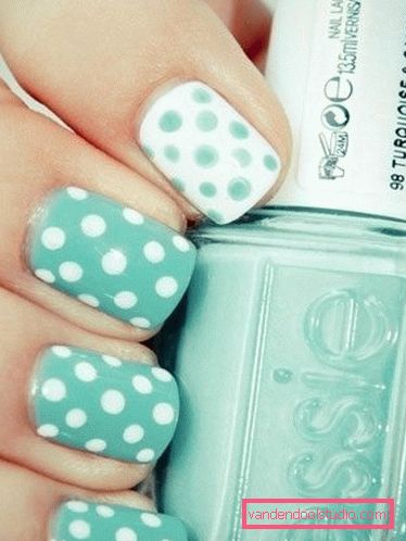 mint nail art