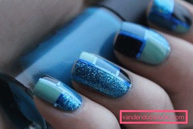 plavi nail art plavi nail art
