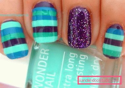svijetle prugaste nail art svijetle prugaste nail art