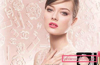model bočne šminke