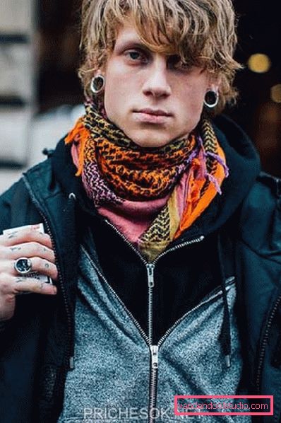 Muška frizura Grunge - stil za muškarce i muškarce