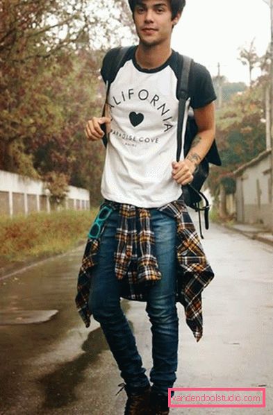 Muška frizura Grunge - stil za muškarce i muškarce
