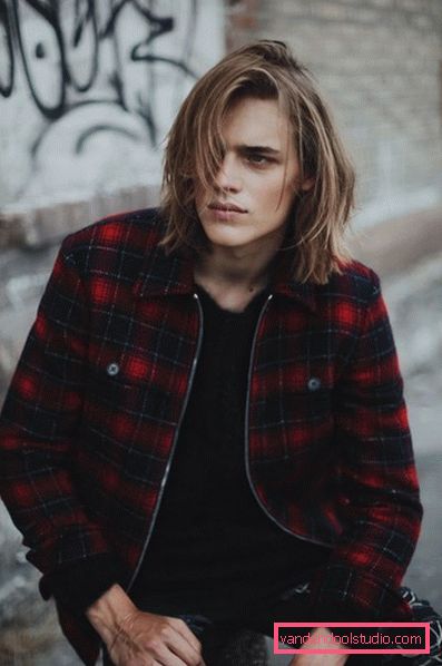 Muška frizura Grunge - stil za muškarce i muškarce