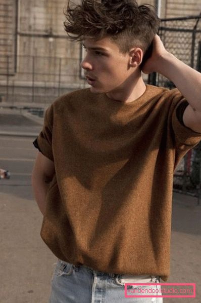 Muška frizura Grunge - stil za muškarce i muškarce