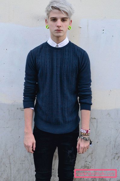 Muška frizura Grunge - stil za muškarce i muškarce