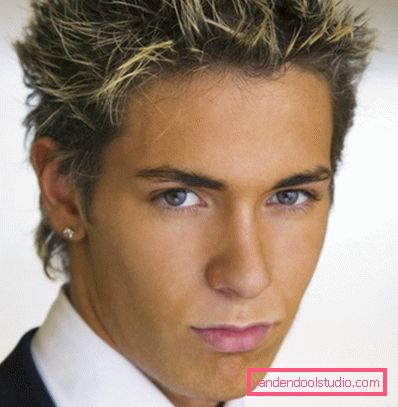 Hairstyle hedgehog Muška i ženska frizura jež