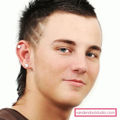 Hairstyle hedgehog Muška i ženska frizura jež