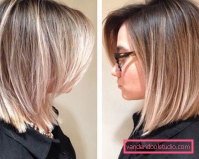 Ombre za tamnu kosu - 250 fotografija