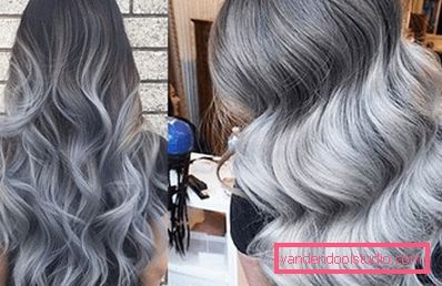 Ombre za tamnu kosu - 250 fotografija