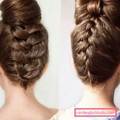 French braid Francuski frizura pletenica - kako se tkati pletenica sama