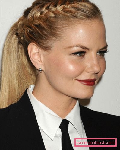 French braid Francuski frizura pletenica - kako se tkati pletenica sama