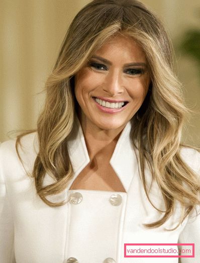 Melania Trump frizura Melania Trump frizura - fotografija