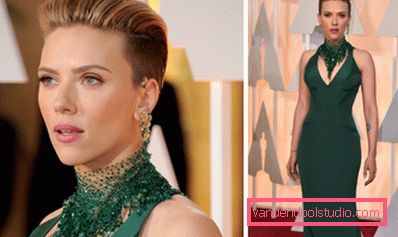 Scarlett Johansson sa obrijanim hramovima Scarlett Johansson sa obrijanim hramovima
