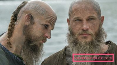 Viking frizura - fotografija