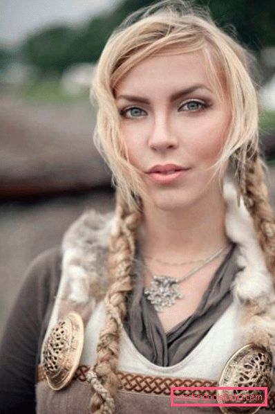 Viking frizura - fotografija