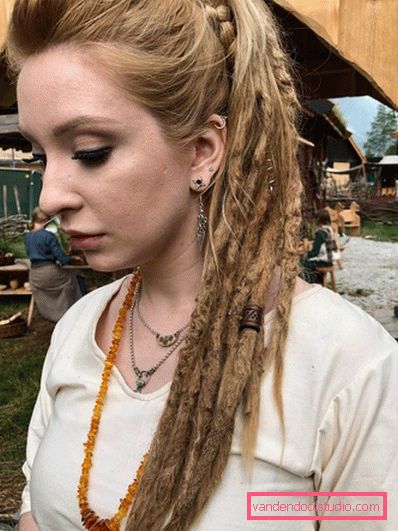 Viking frizura - fotografija