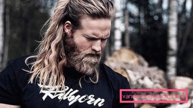 Viking frizura - fotografija