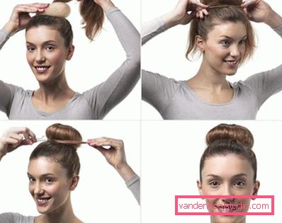 prikupljene frizure za srednju kosu Razne prikupljene frizure za srednju kosu