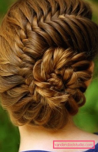 prikupljene frizure za srednju kosu Razne prikupljene frizure za srednju kosu