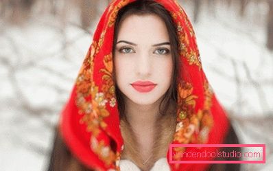 šminka u ruskom folk stilu